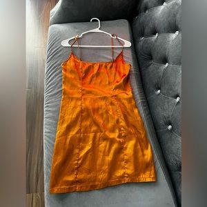 PrettyLittleThing Burnt orange dress, worn twice